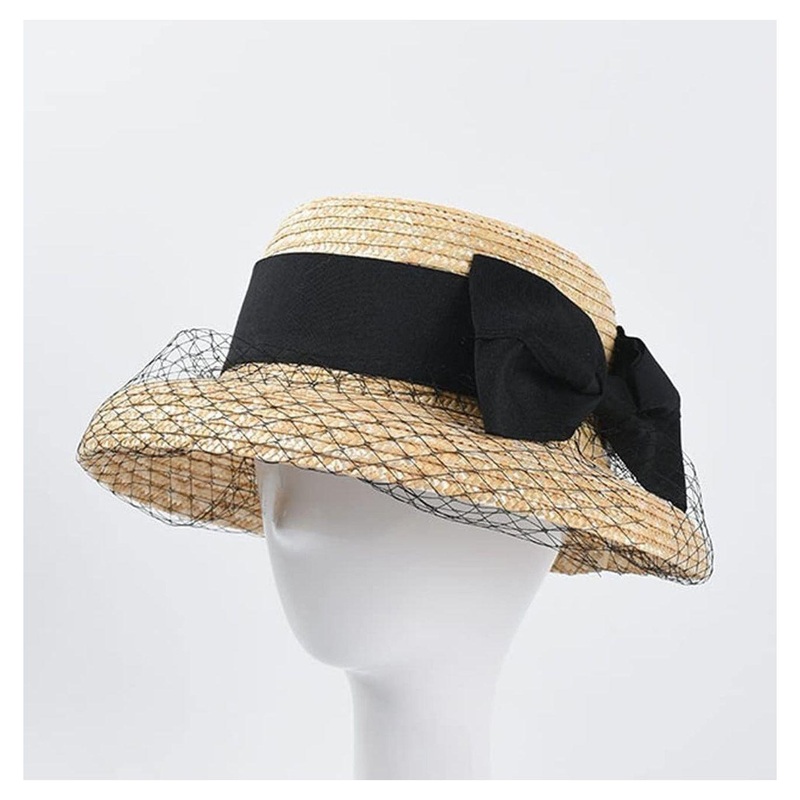 Straw Hat With Mesh