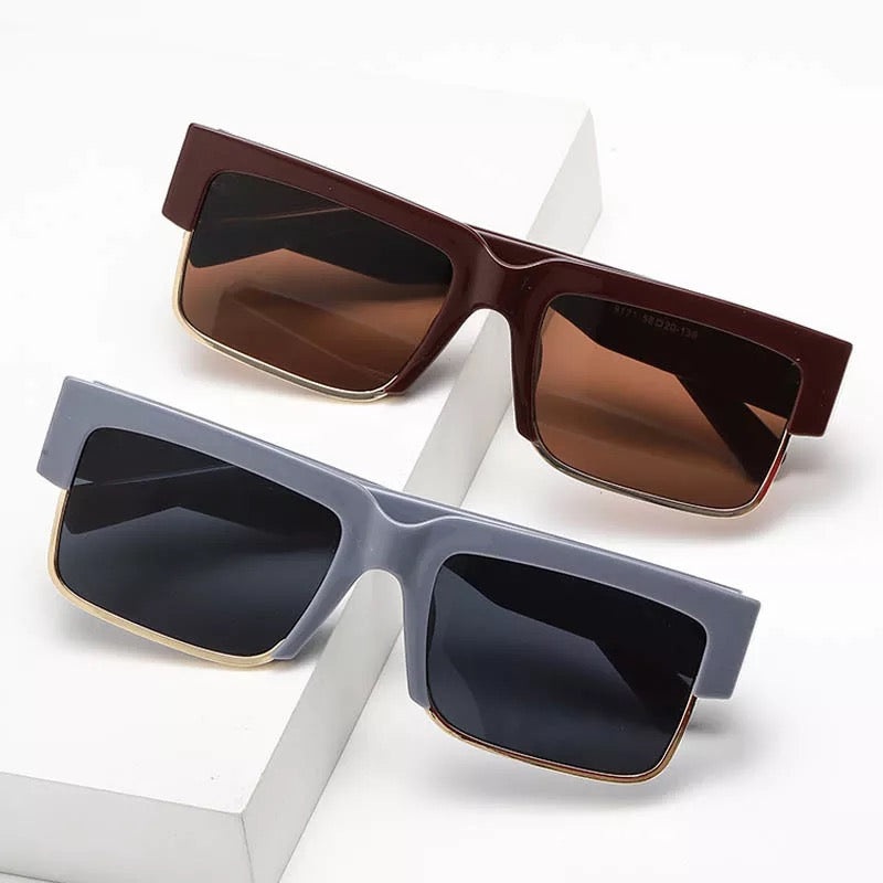 Vintage Retro Sunglasses BLACK