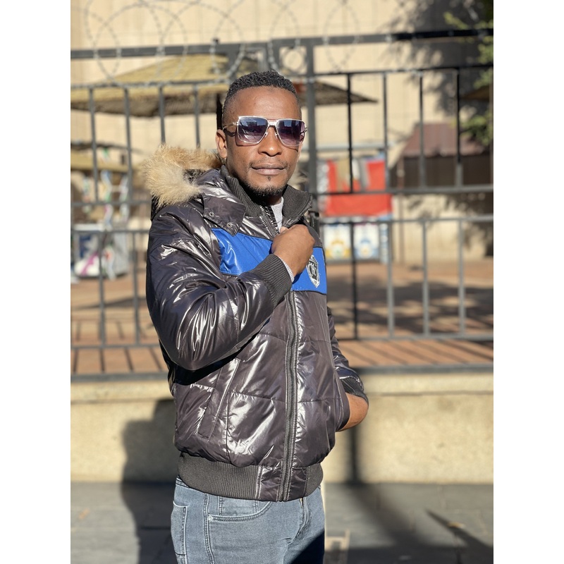 Hooded Zipper Mens Jacket BLACK