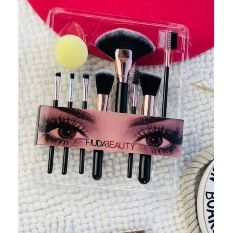 9pcs Beauty Brash Set BLACK