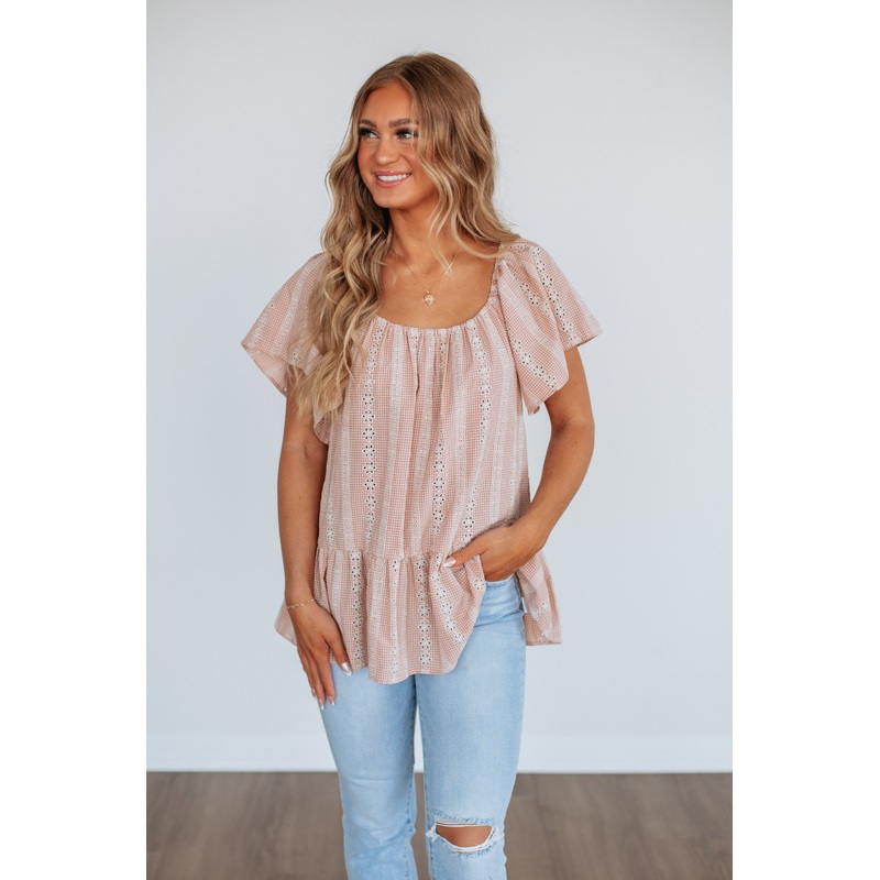 Alondra Top – Peach Mix