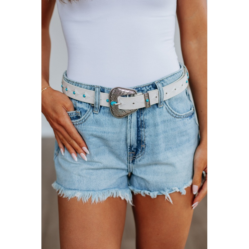 Honky Tonk Honey Belt – Ivory