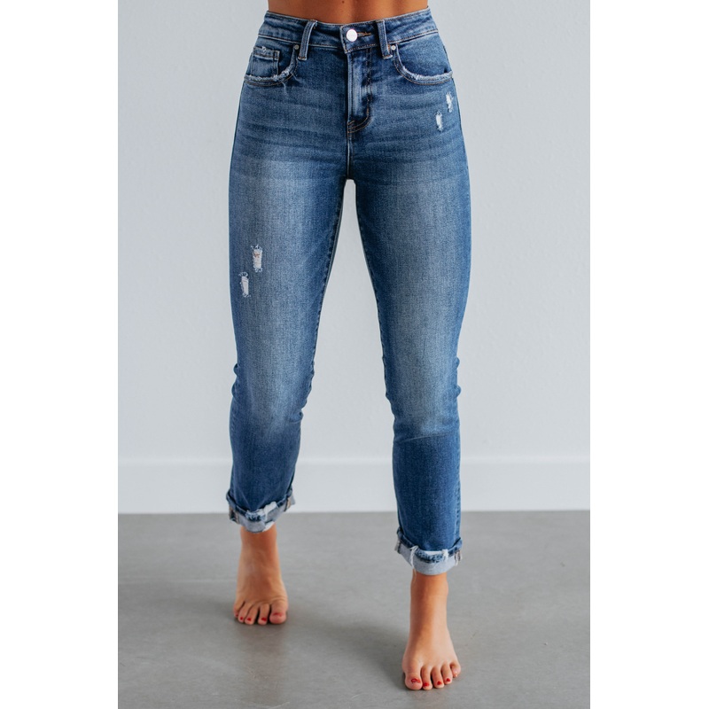 Monica Risen Jeans – Dark Wash