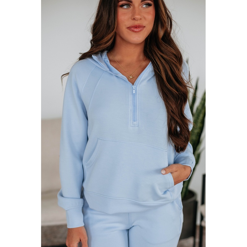 Aubrie Half-Zip Pullover – Frost