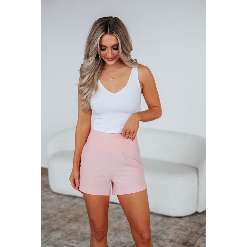 Rayla Active Shorts – Blush