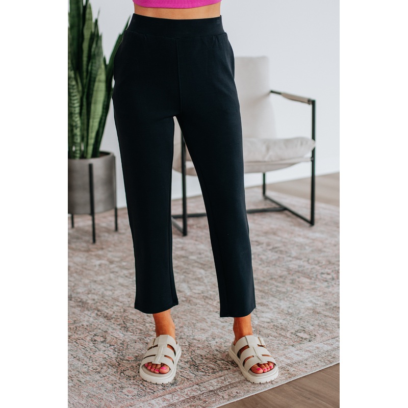 Sylvia Lounge Pants – Black