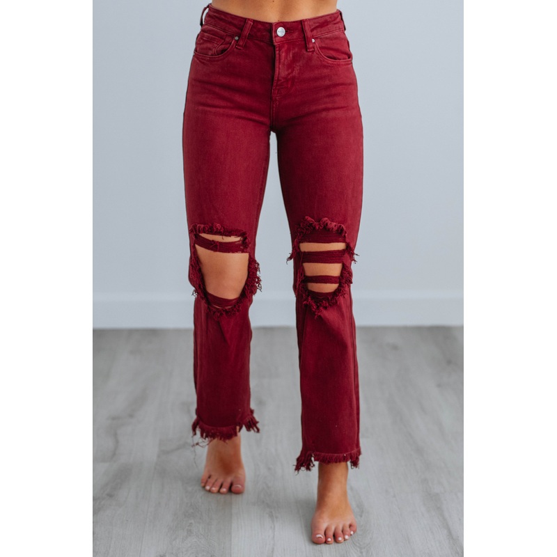 Willow Risen Jeans – Wine