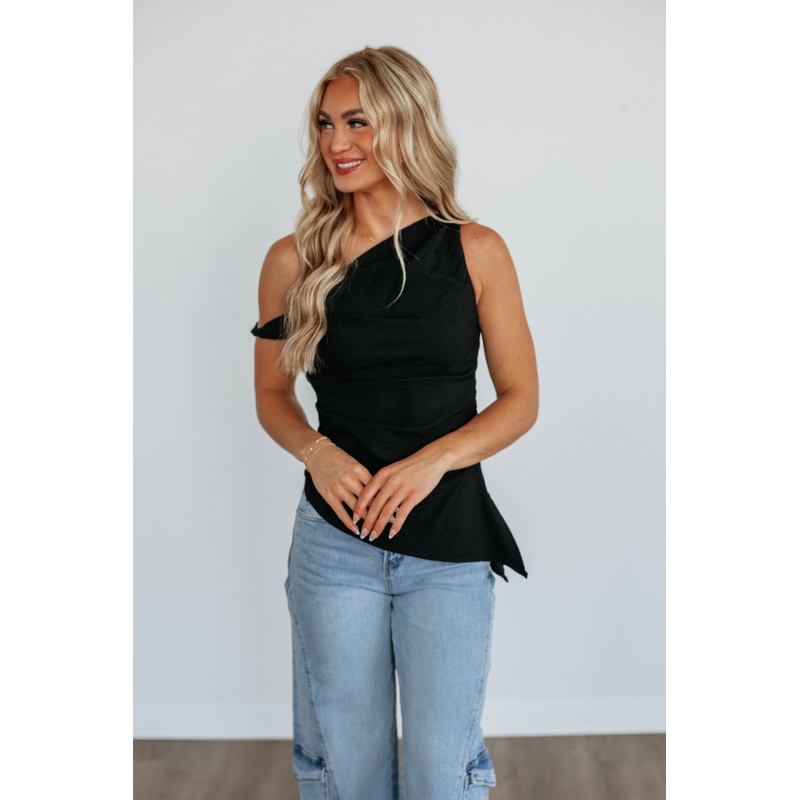 Azra Off The Shoulder Top Black