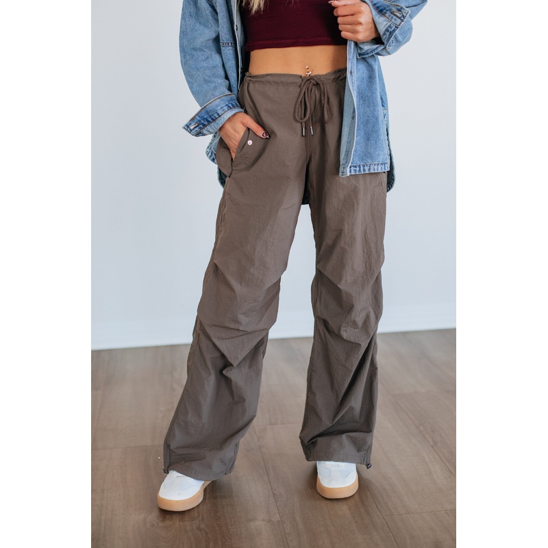 Delana Cargo Pants Shadow Taupe