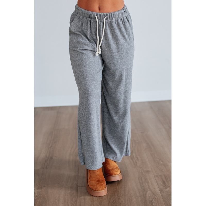 Atlas Knit Pants Heather Grey