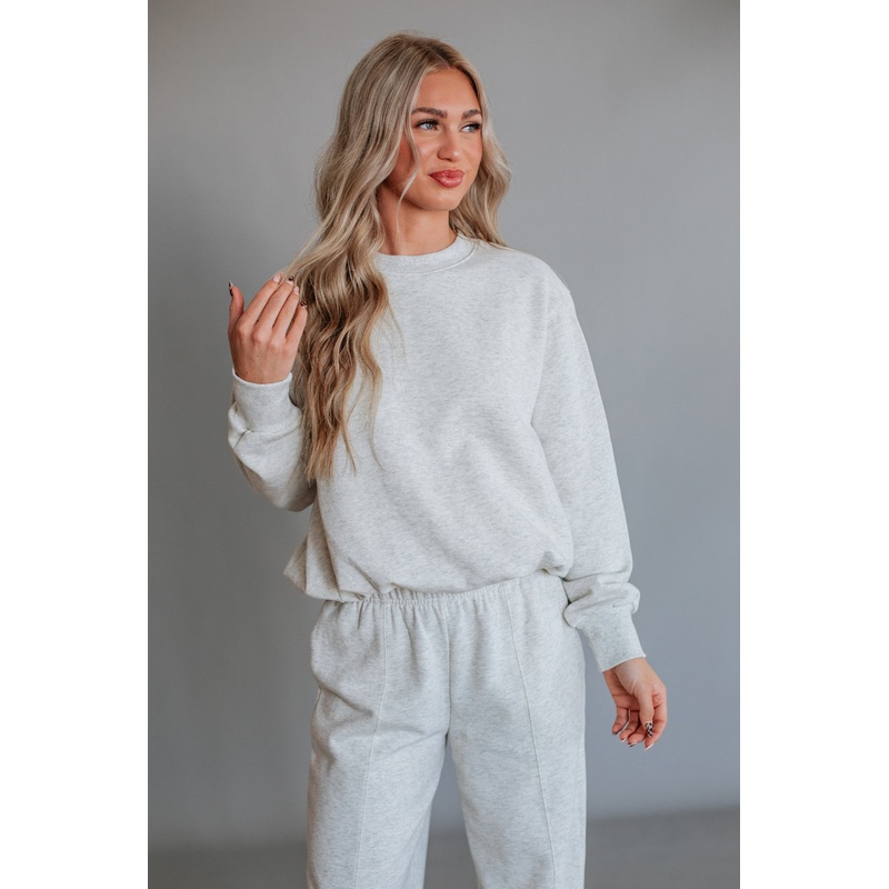 Kenley Lounge Sweatshirt Chocolate