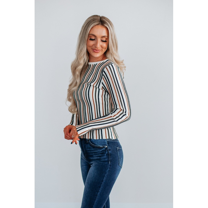 Zolee Striped Top