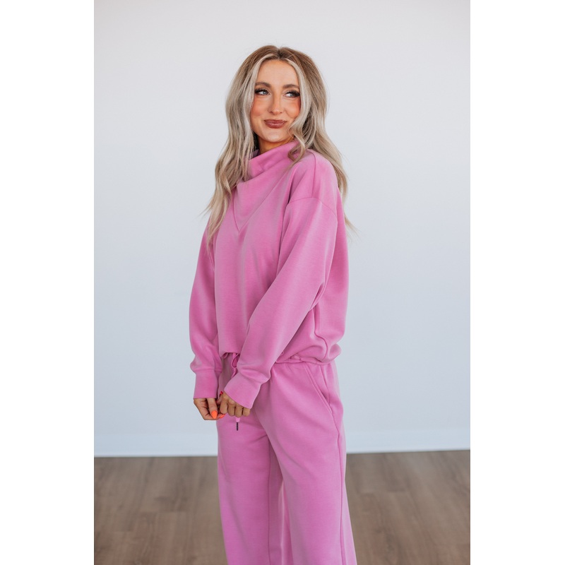 Teleri Lounge Top – Bubblegum