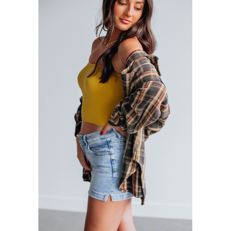 Alexa Ribbed Top – Honey