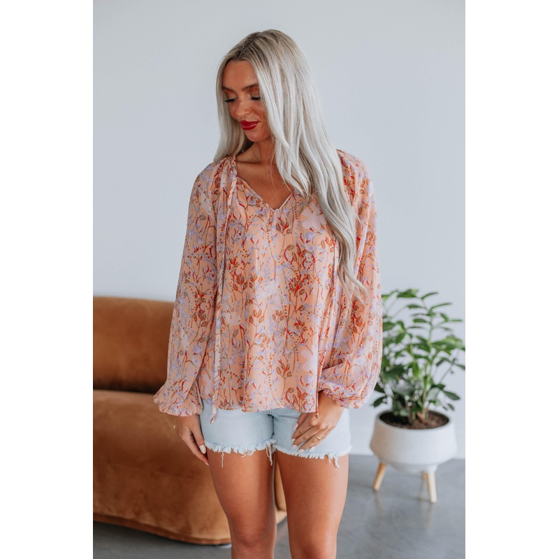 Breslin Floral Top