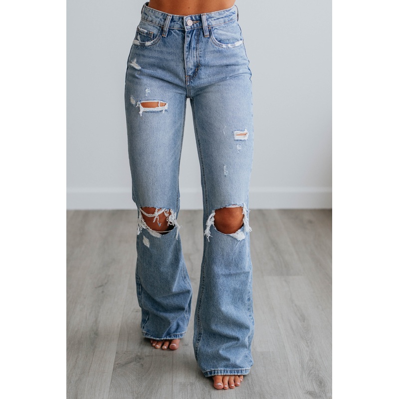 Thea Flying Monkey Jeans – Medium Wash