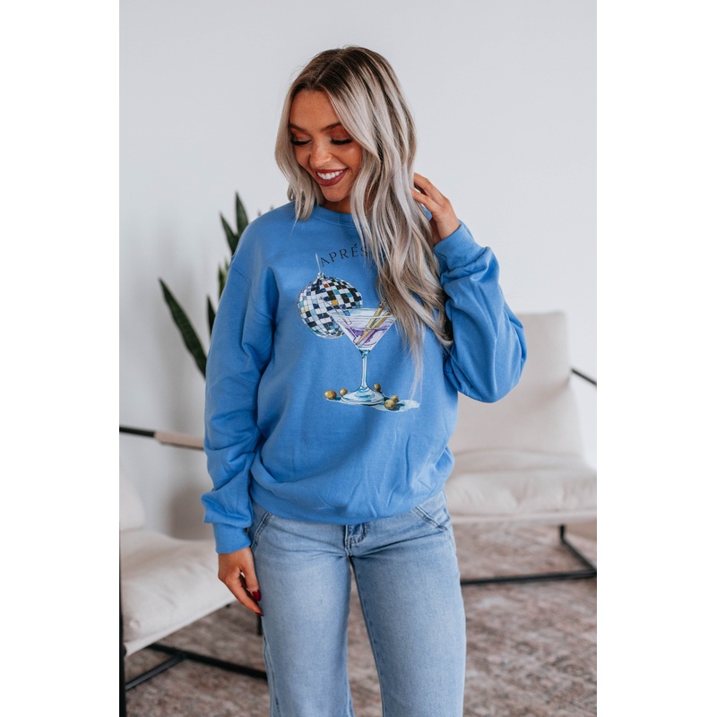 Apres Ski Martini Crewneck