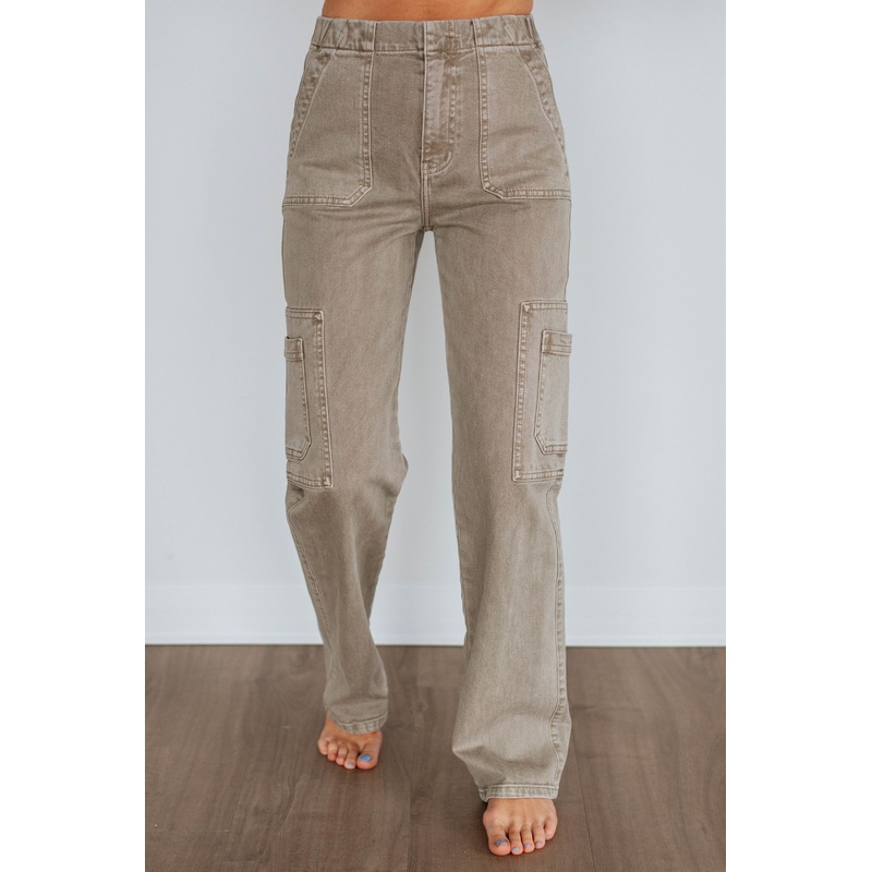 Aubrey KanCan Jeans – Khaki