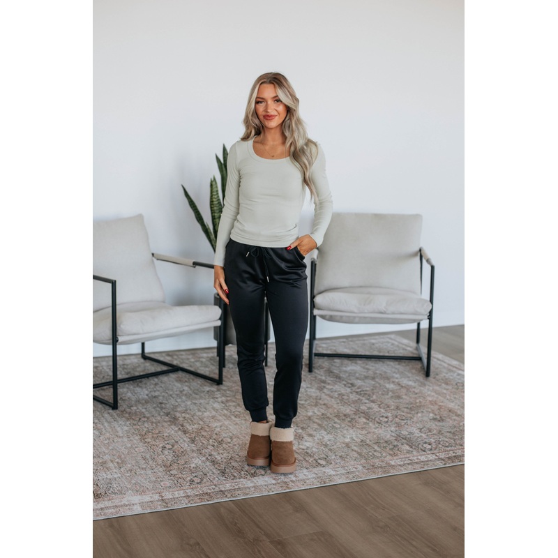 Zealand Lounge Joggers – Black