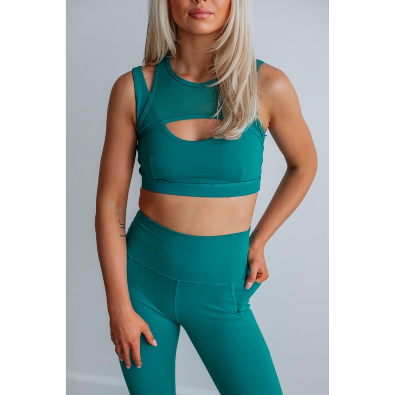 Zalen Sports Bra – Teal