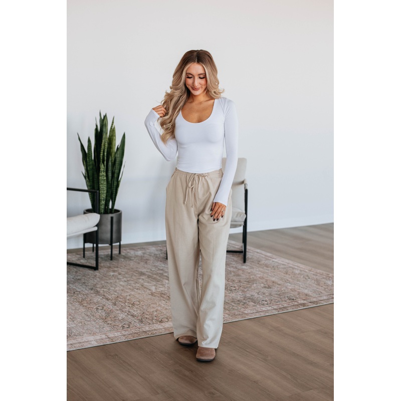 Tuned In Pants – Sand