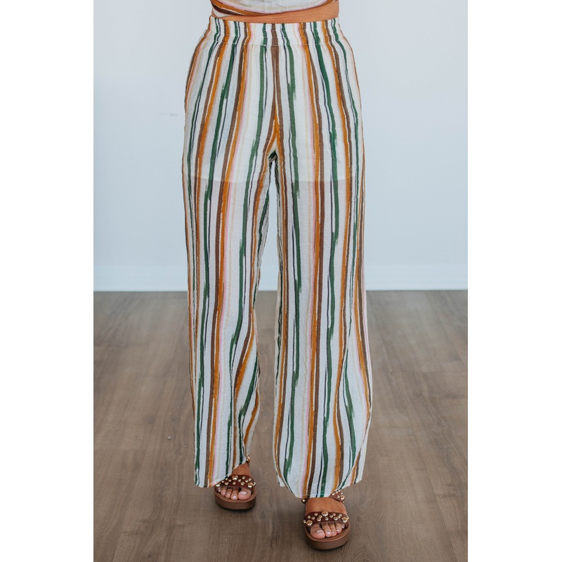 Karey Striped Pants