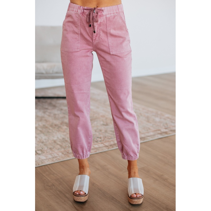 Drea Mica Joggers – Blush