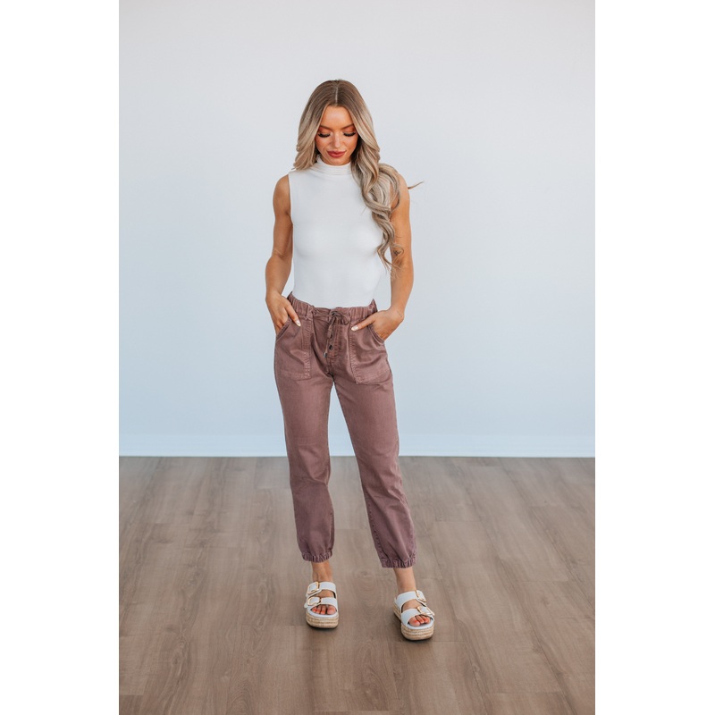 Drea Mica Joggers – Cocoa