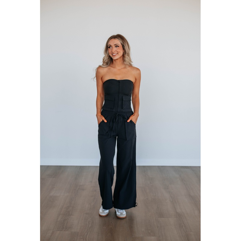 Jule Cargo Pants – Black