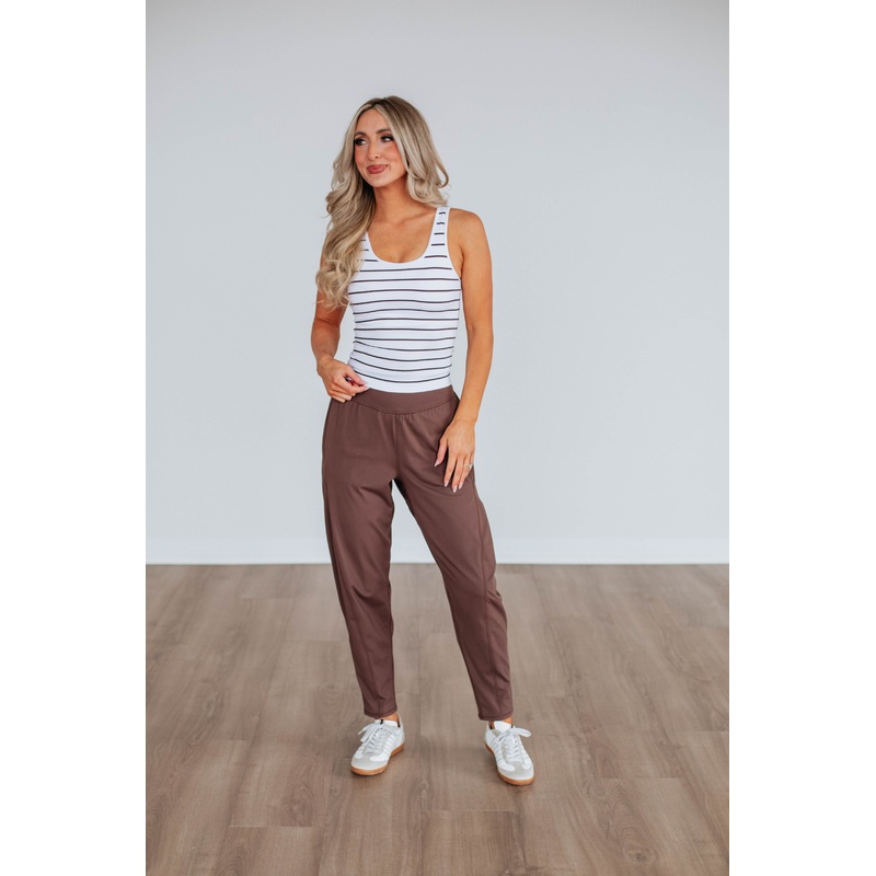Seine Active Pants – Chocolate