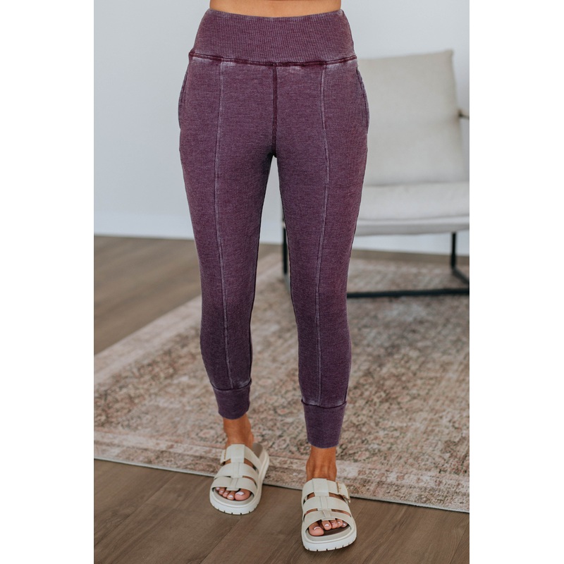 Go The Distance Joggers – Plum