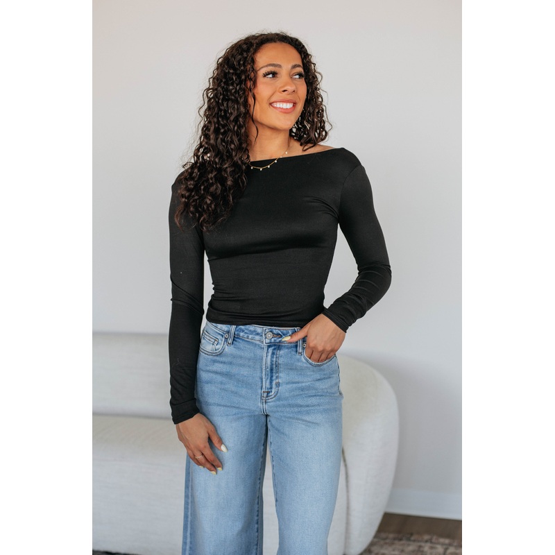 Ronin Long Sleeve Top – Black