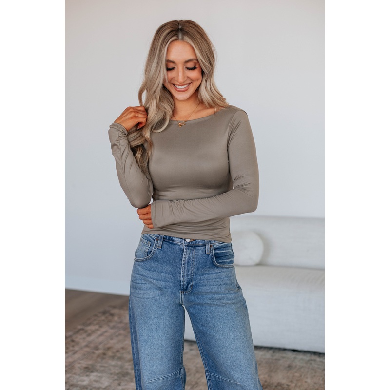 Ronin Long Sleeve Top – Mushroom