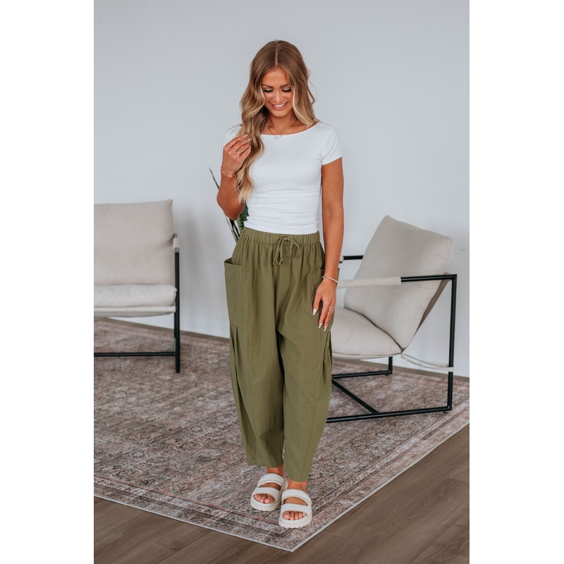 Adeera Pants – Burnt Olive