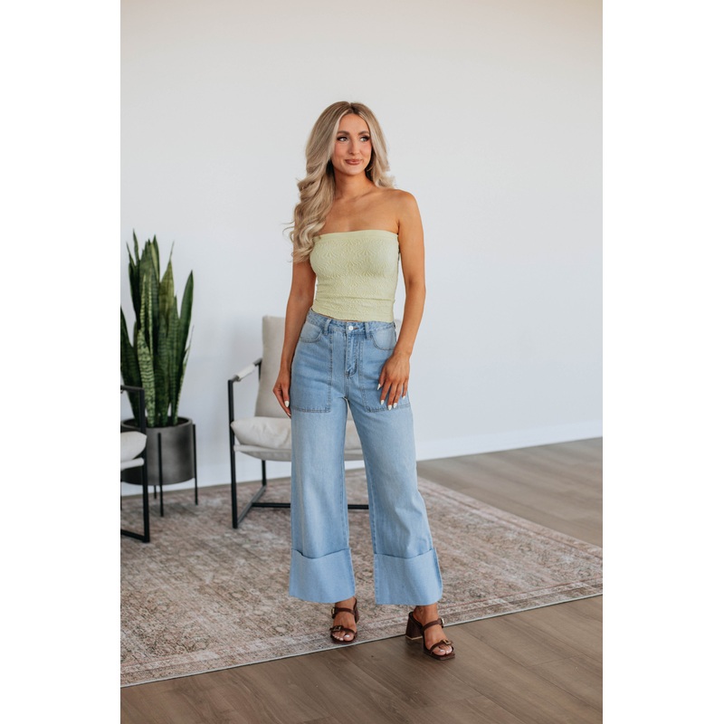 Cosette Wide Leg Pants – Medium Wash