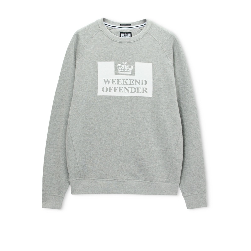 Plus Size – Penitentiary Classic Sweatshirt Grey Marl Grey Marl