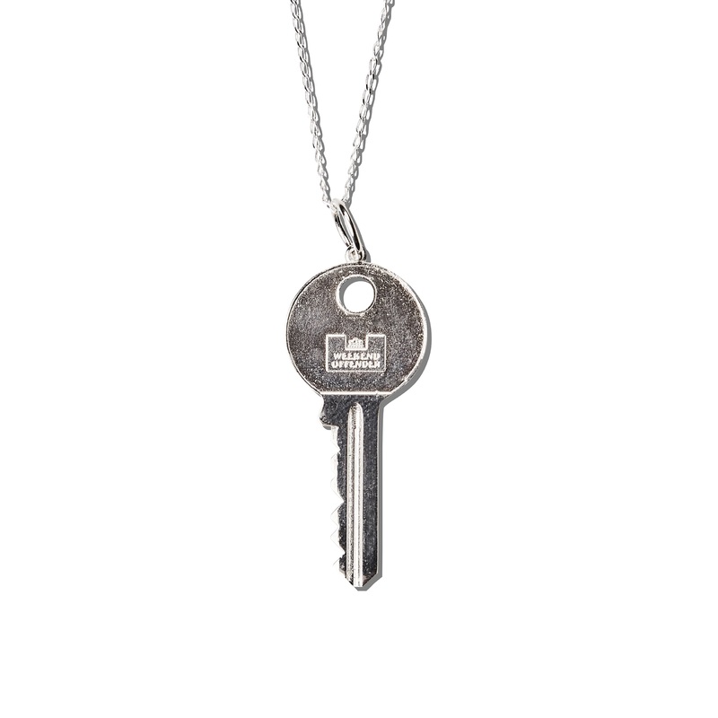 WO x Johnny Hoxton Jewellery Silver Chain Key Silver