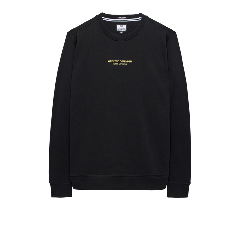 Plus Size – Raval Sweatshirt Black/Peridot Green Black