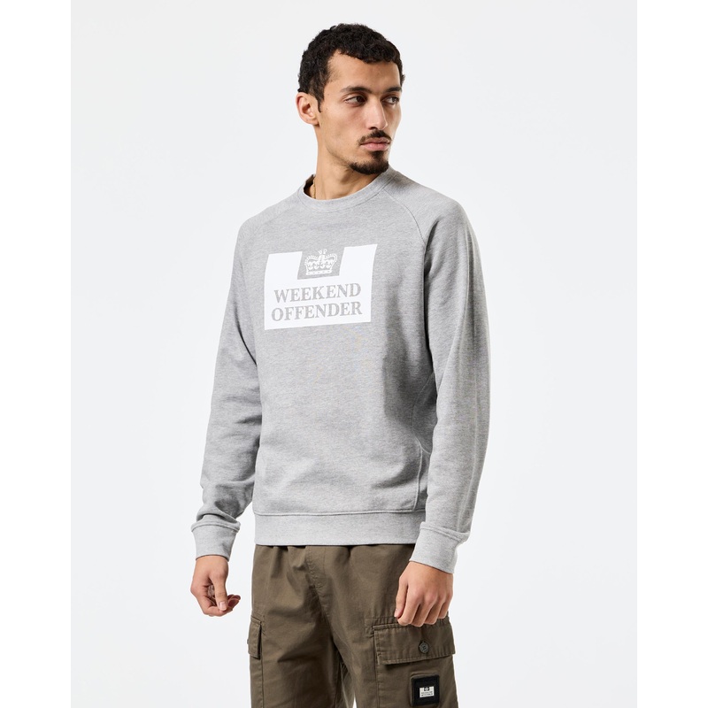 Penitentiary Classic Sweatshirt Grey Marl Grey Marl