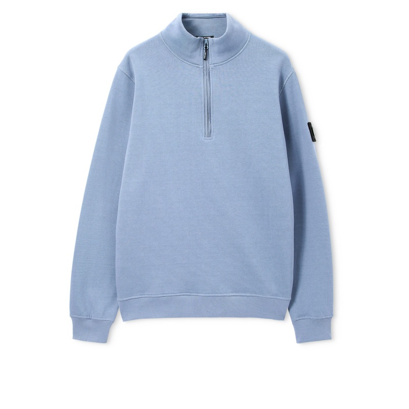 Kraviz Quarter Zip Sweatshirt Blue Shadow Blue Shadow