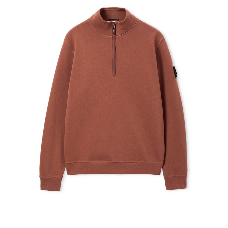 Kraviz Quarter Zip Sweatshirt Clay Clay