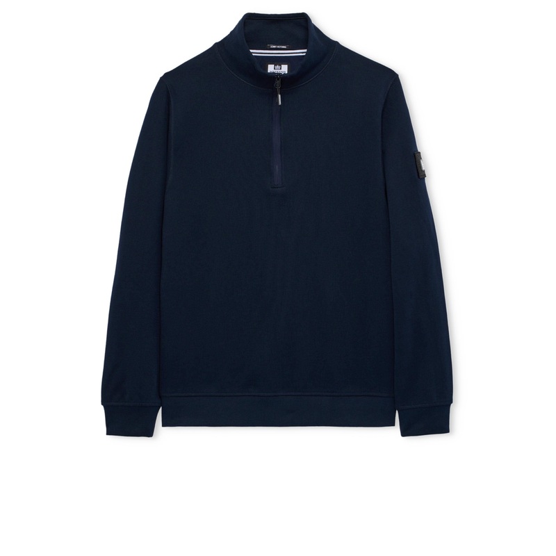 Kraviz Quarter Zip Sweatshirt Navy Navy