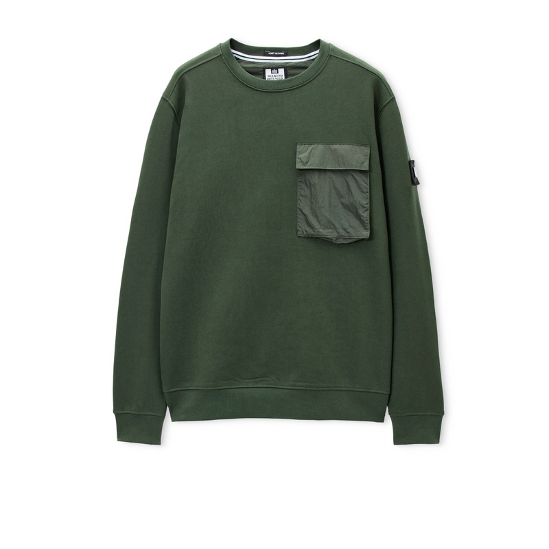Neve Sweatshirt Black Forest Green Black Forest