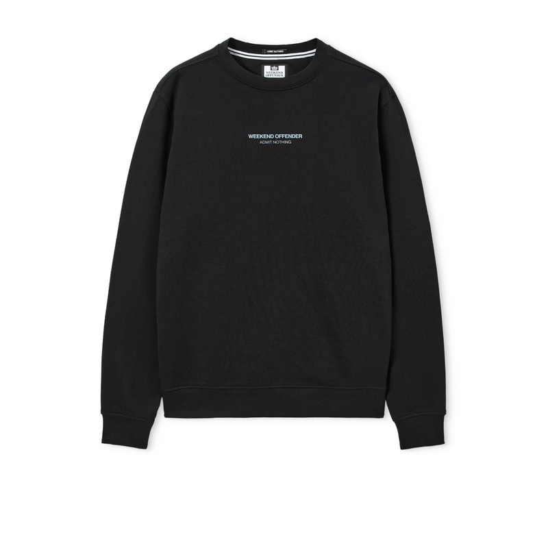 Raval Sweatshirt Black/Blue Shadow Black