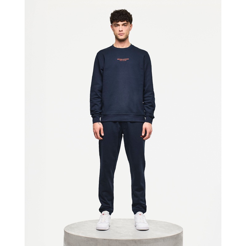 Raval Sweatshirt Navy/Sunset Orange Navy