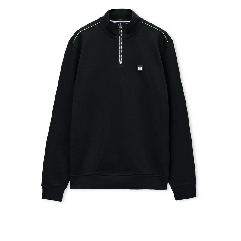 Matisa Quarter Zip Sweatshirt Black Black