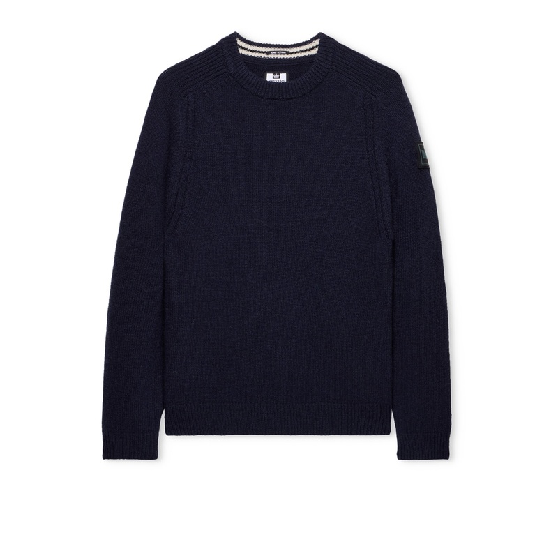 Zagreb Wool Jumper Navy Navy