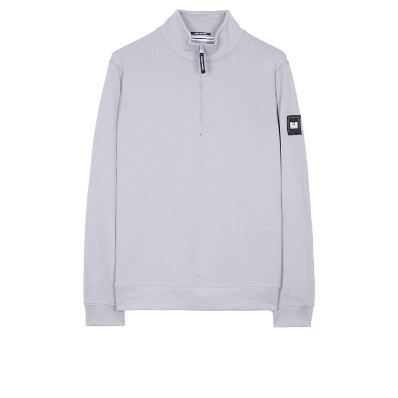 Kraviz Quarter Zip Sweatshirt Smokey Grey Smokey