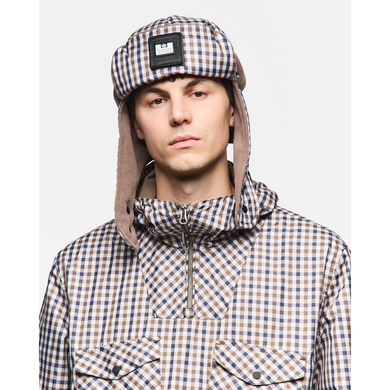 Wyant Trapper Hat Mid House Check Mid House Check