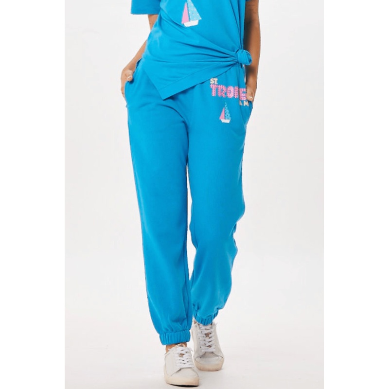 Bright Blue St. Tropez Jet Setter Surf Wash Jogger Bright Blue